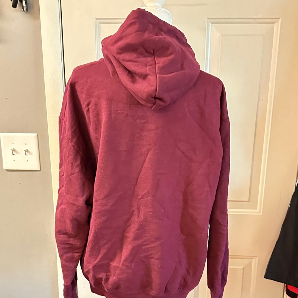 Harvard Burgundy Hoodie Sweatshirt - Picture 4 of 6